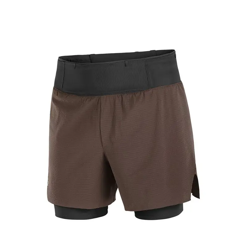 Short Trail Running 2In1 5" Sense Aero Coffee Bean Uomo L