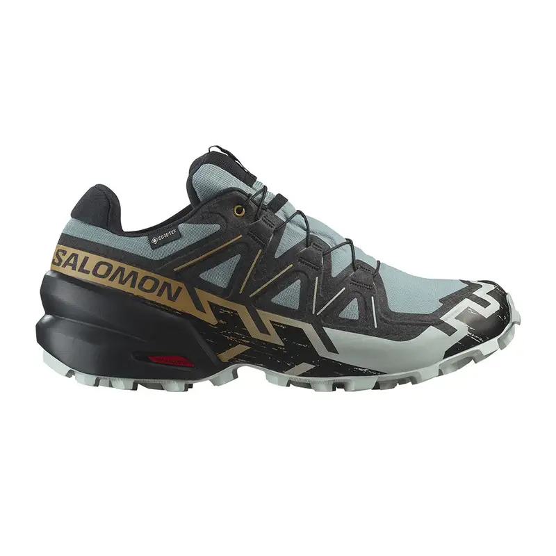 Speedcross 6 GORE-TEX Nero Grigio Oro - Scarpe Trail Running Uomo EUR 47 1/3 / UK 12