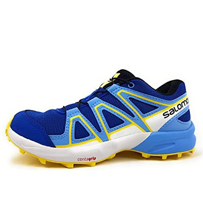 SALOMON SPEEDCROSS, Scarpe da escursionismo Unisex - Bambini e ragazzi, Blu Turkish Sea Little Boy Blue Lemon Zest, 33 EU