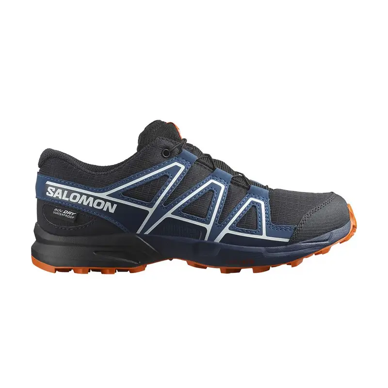 Speedcross Waterproof Navy Blu Dark Rosso - Scarpe Trail Running Bambino EUR 38