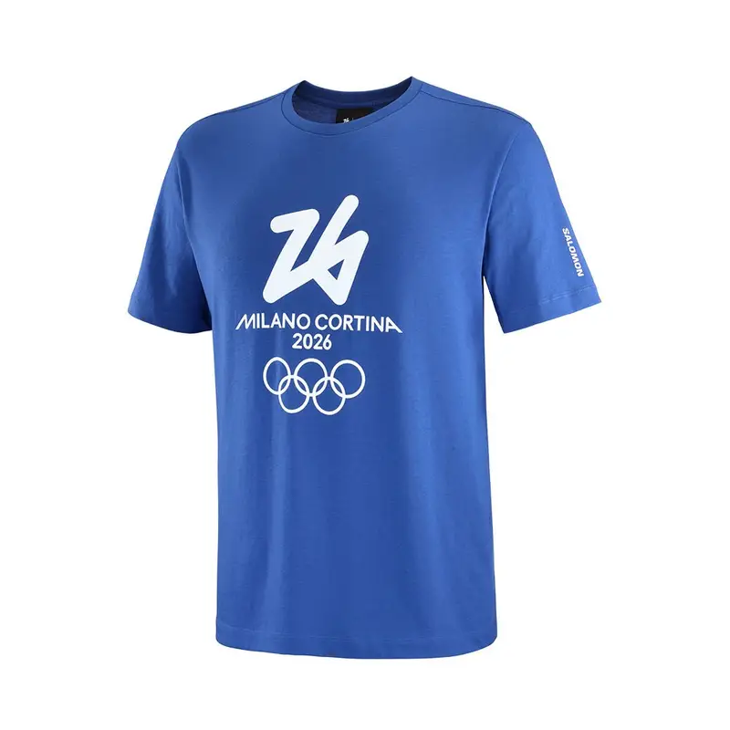 T-Shirt Milano Cortina 2026 Azzurro Uomo XXL
