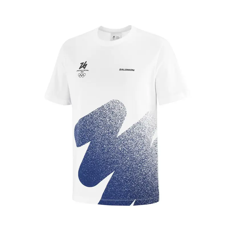 T-Shirt Milano Cortina 2026 Bianco Uomo XS
