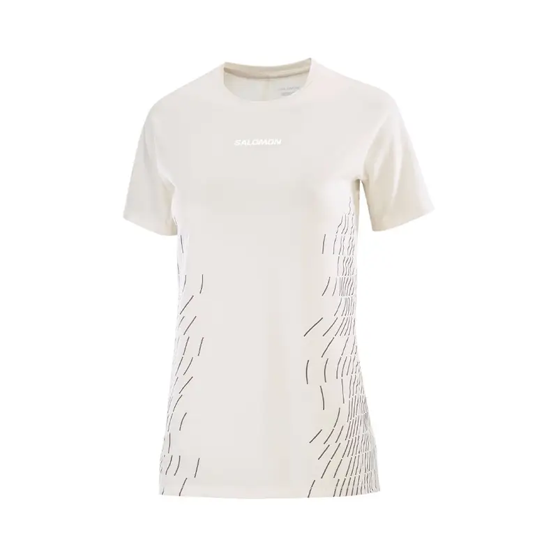 T-Shirt Trail Running Sense Aero Whisper Bianco Donna XS