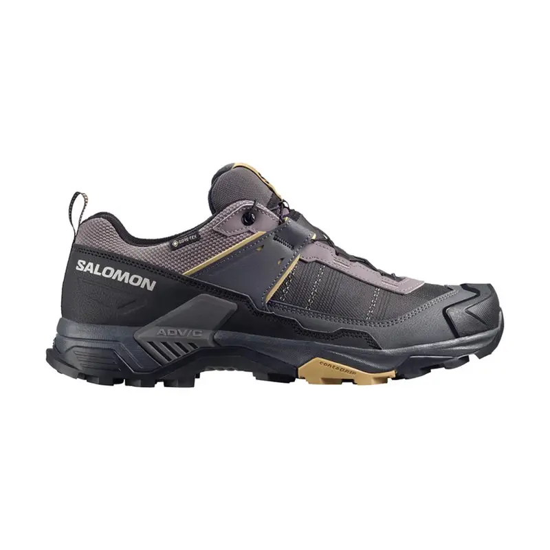 X Ultra 5 GORE-TEX Grigio Nero Lilla - Scarpe Trekking Uomo EUR 42 2/3 / UK 8,5