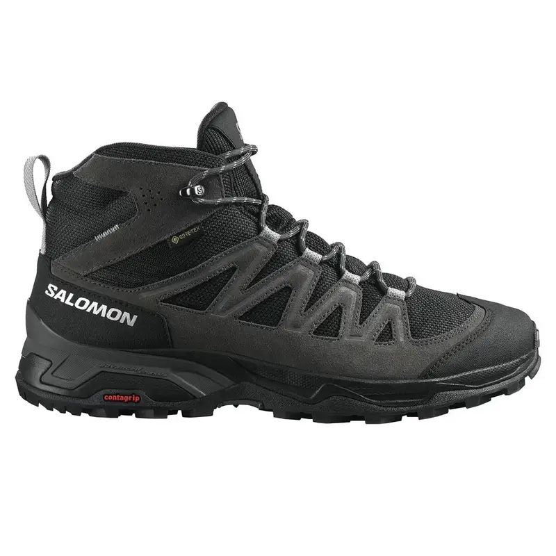 X Ward Leather Mid GORE-TEX Nero - Scarpe Trekking Uomo EUR 46 2/3 / UK 11,5
