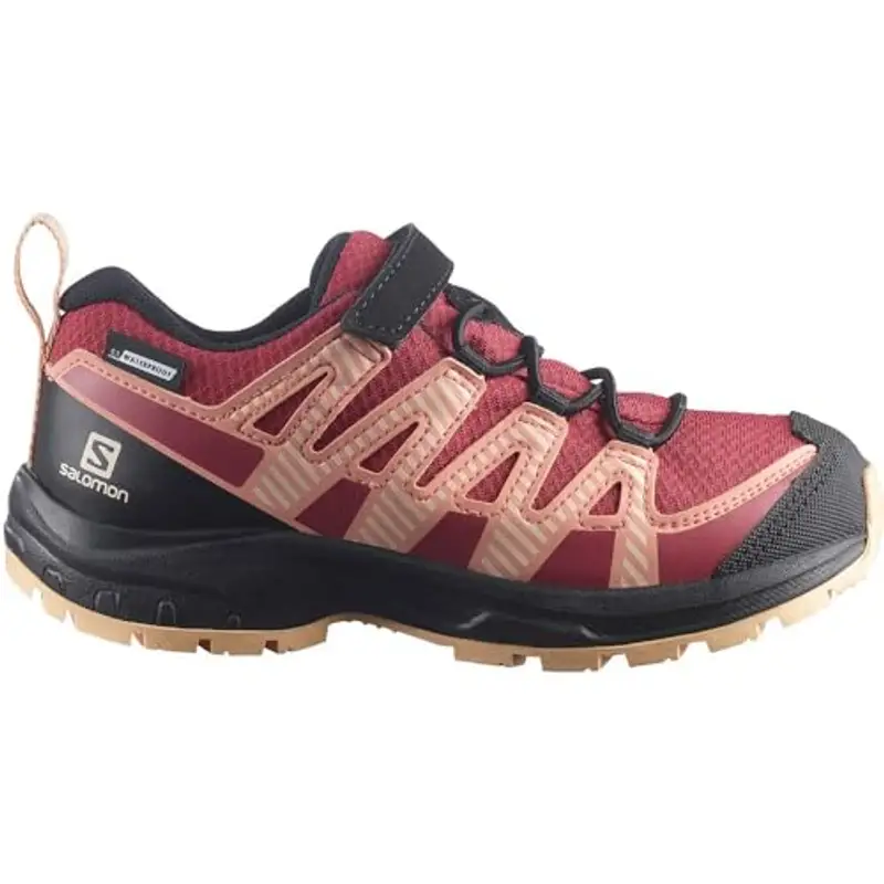 Salomon XA PRO V8 Climasalomon Waterproof Scarpe da Outdoor da Bambini, Calzata precisa, Grip su Tutti i Terreni, Look Sportivo, Earth Red, 31 miniatura 3