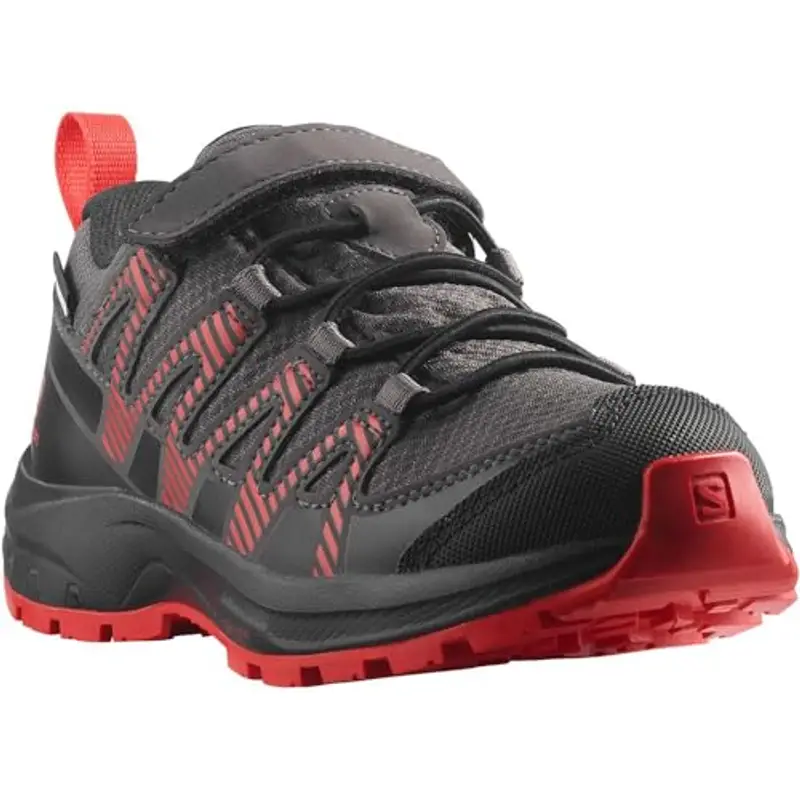 Salomon Xa Pro V8 Climasalomon Waterproof, Scarpe da trail running Unisex - Bambini e ragazzi, Magnet, 26 EU
