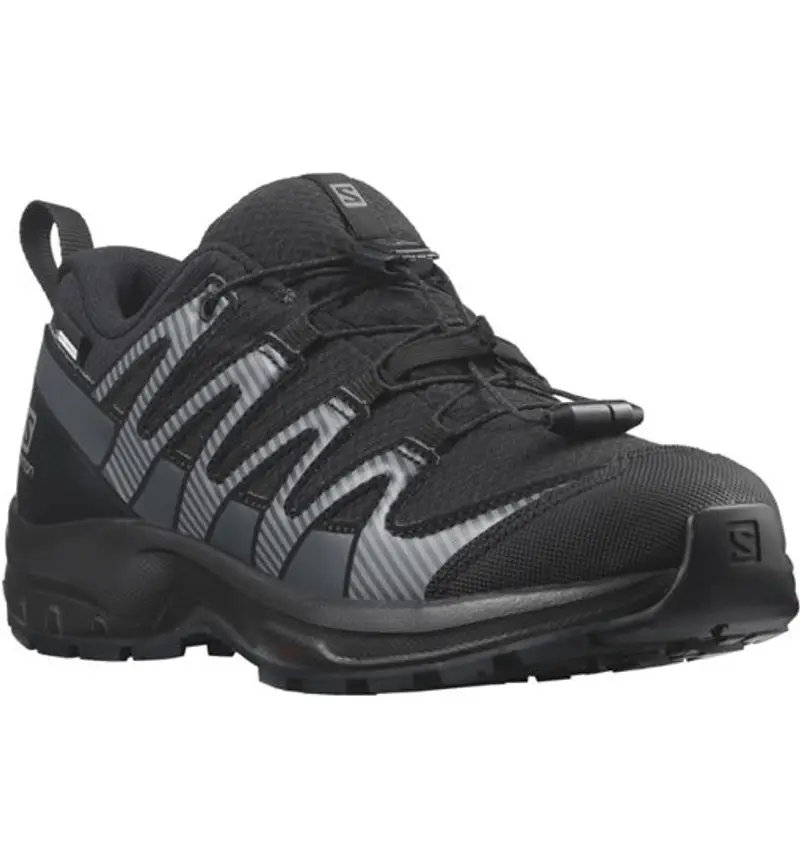 XA PRO V8 CSWP J - scarpa trail running - bambino Black