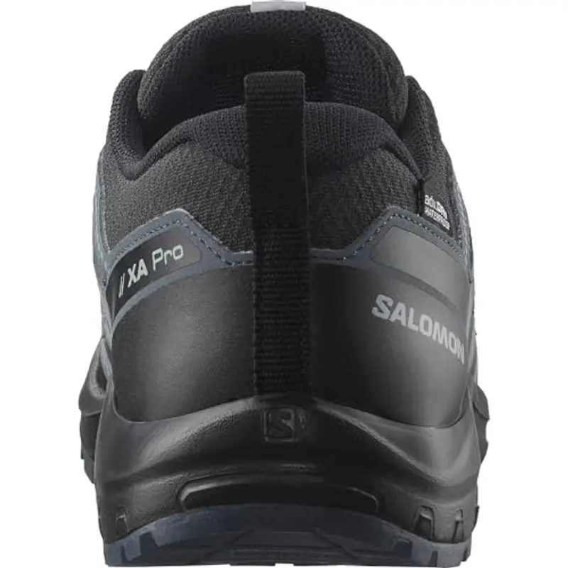 Salomon Xa Pro V8 Waterproof, Scarpe da Trekking Unisex - Bambini e ragazzi, Black Turbulence Quarry, 38 EU miniatura 3
