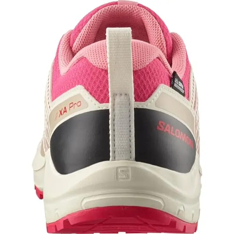 Salomon Xa Pro V8 Waterproof, Scarpe da Trekking Unisex - Bambini e ragazzi, Rouge Red Vanilla Ice Flamingo Pink, 38 EU miniatura 3