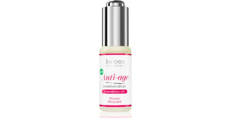 Anti-Age siero liftante rassodante per un look giovane rosa damascena 20 ml