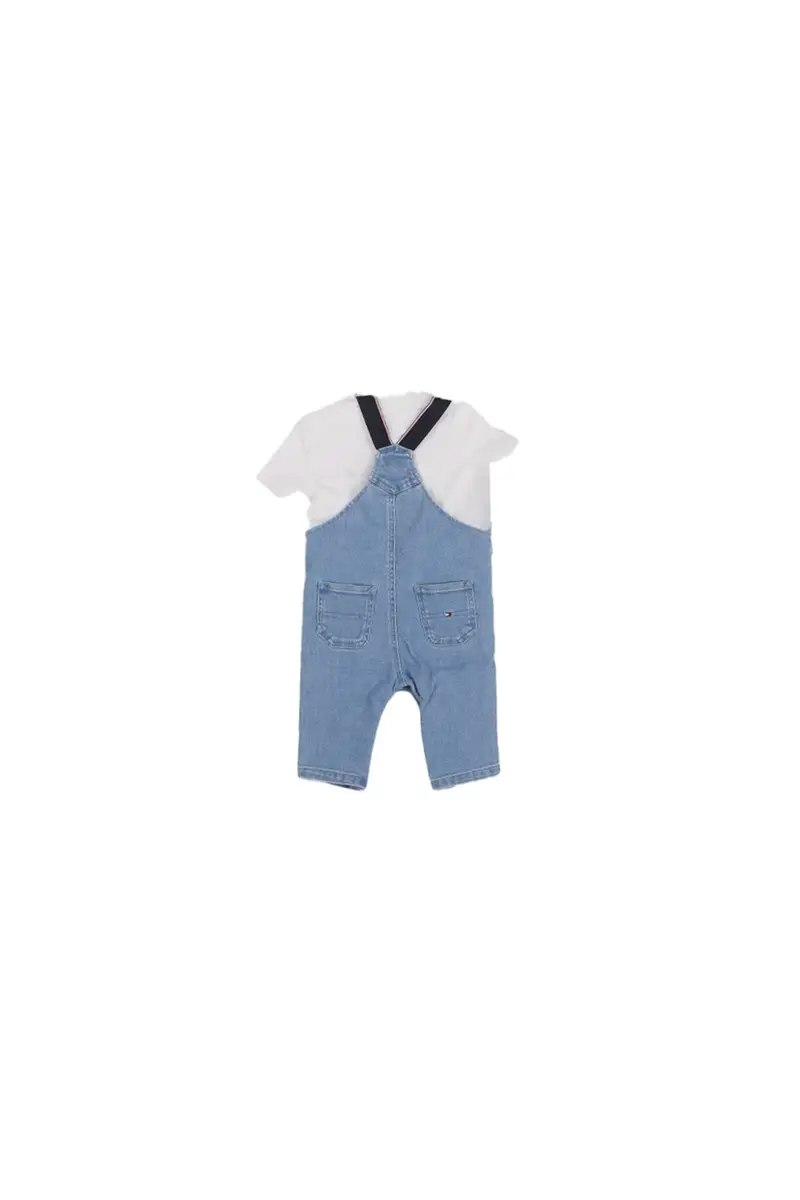 Tommy Hilfiger Salopette Bambino Denim 2084542 miniatura 2