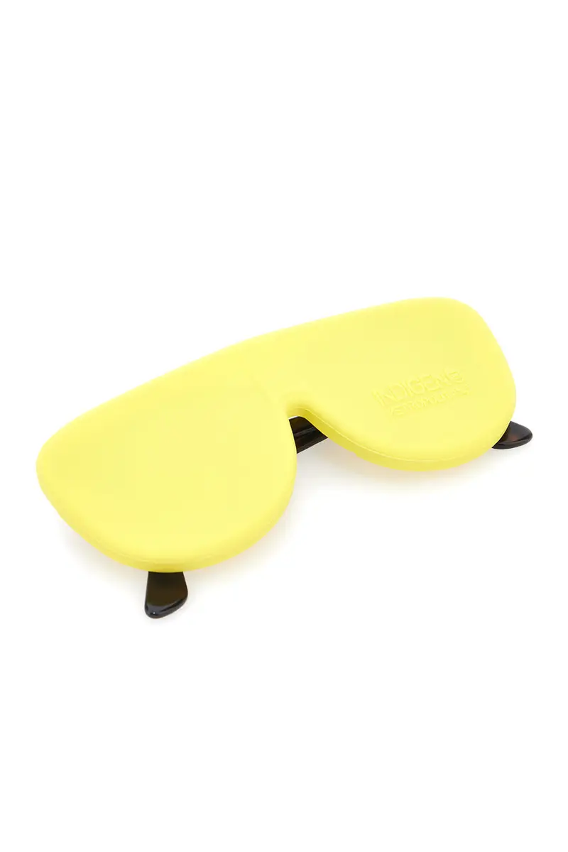 Salva occhiali giallo in silicone flessibile Indigeno Metropolitano 2 miniatura 2