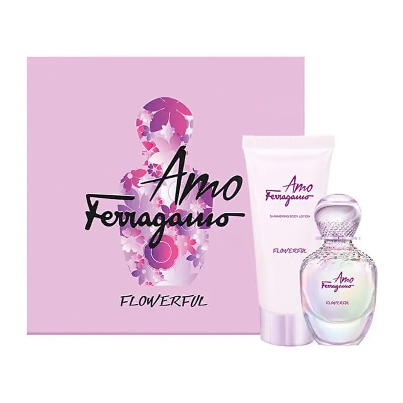 Amo Ferragamo - Flowerful Set Salvatore Ferragamo Amo Ferragamo Flowerful Eau De Toilette For Women 50 ml + Amo Ferragamo Flower
