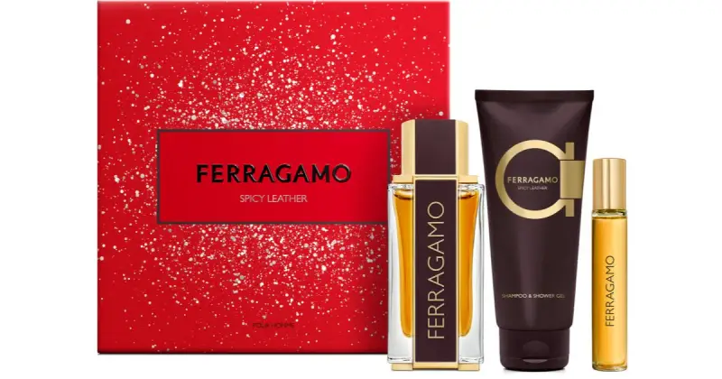 Ferragamo Spicy Leather confezione regalo per uomo