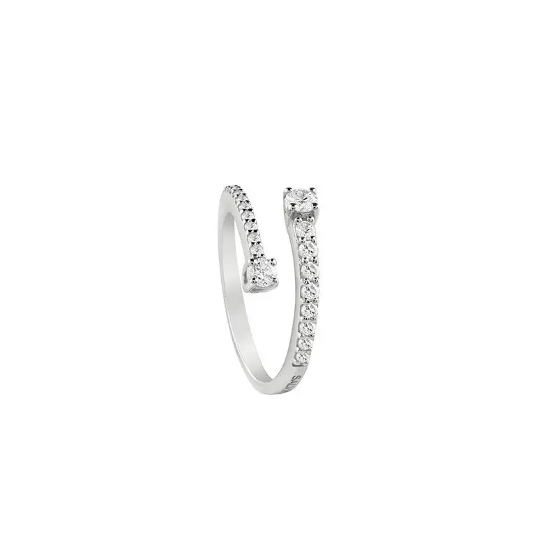 Anello In Oro Bianco Con Diamante - Constellations - Salvini