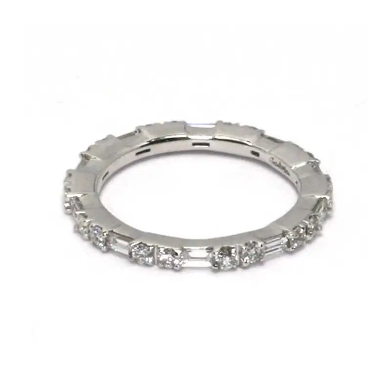 Anello In Oro Bianco Con Diamante - Euclide - Salvini