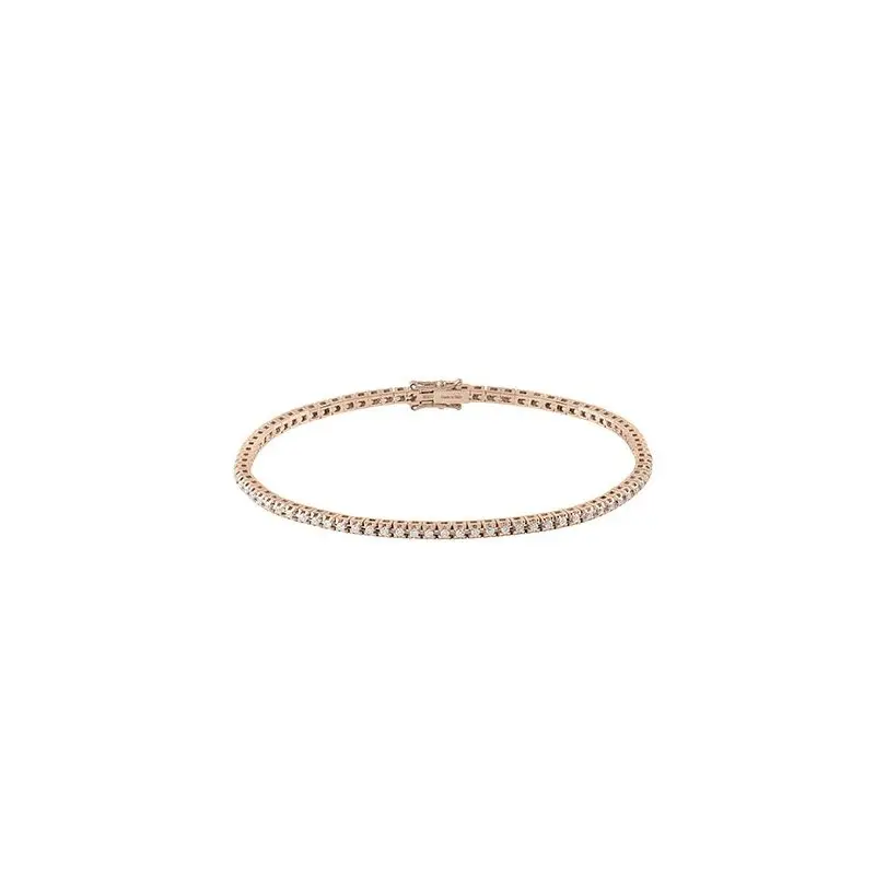 Bracciale Tennis In Oro Rosa Con Diamante - Battito - Salvini