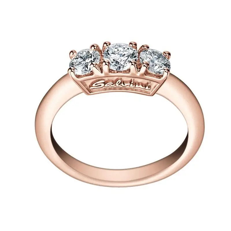 Veretta In Oro Rosa Con Diamante - Yes Rosa - Salvini