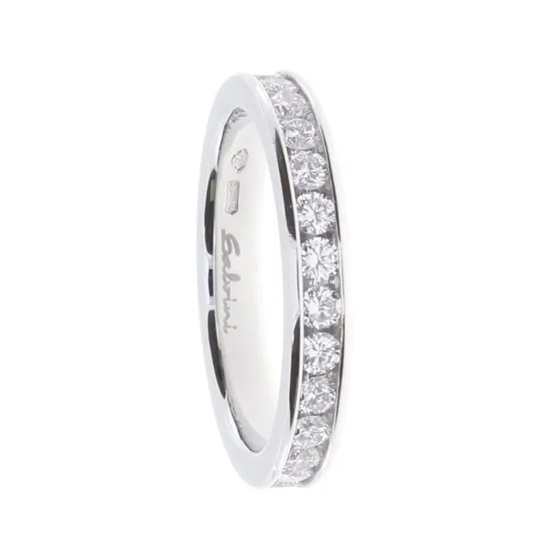 Veretta In Platino Con Diamante - Forever Platino - Salvini