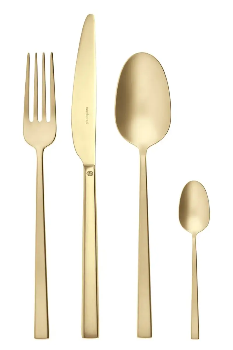 Servizio 'Rock' 24 Posate Oro