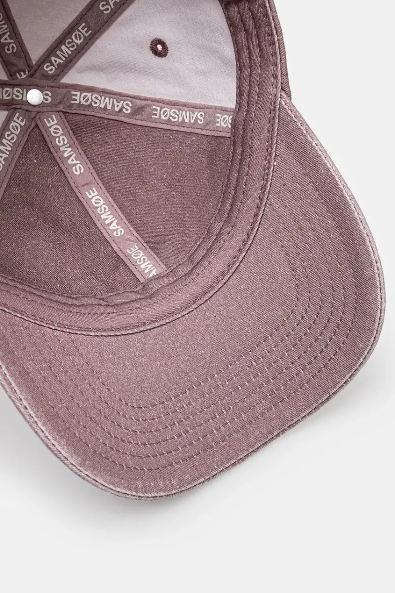 berretto da baseball in cotone SAMSOE colore rosa U24100012 miniatura 4