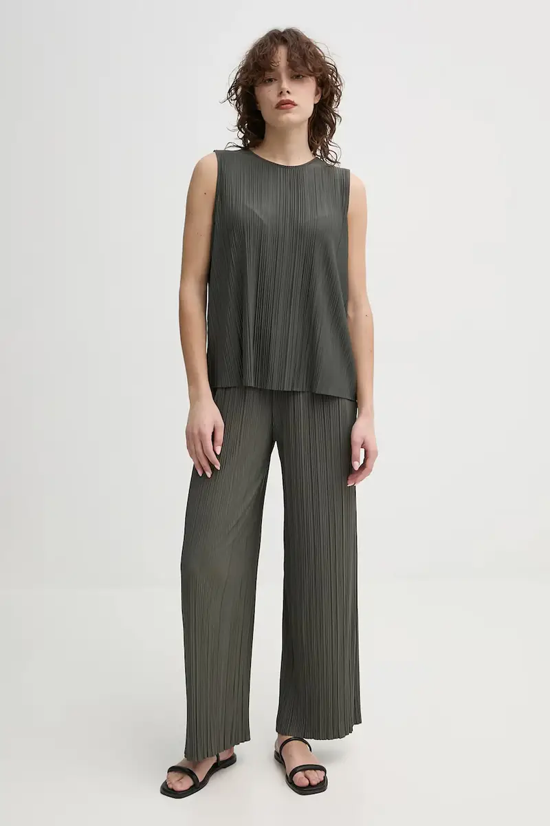 camicetta SAUMA donna colore verde F24900010 miniatura 2