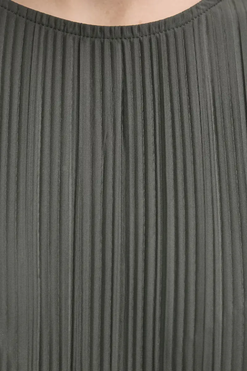 camicetta SAUMA donna colore verde F24900010 miniatura 5