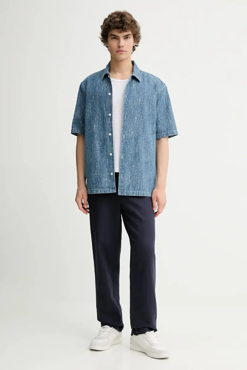 Samsoe Samsoe Jeans Uomo Blu 3579849 miniatura 2