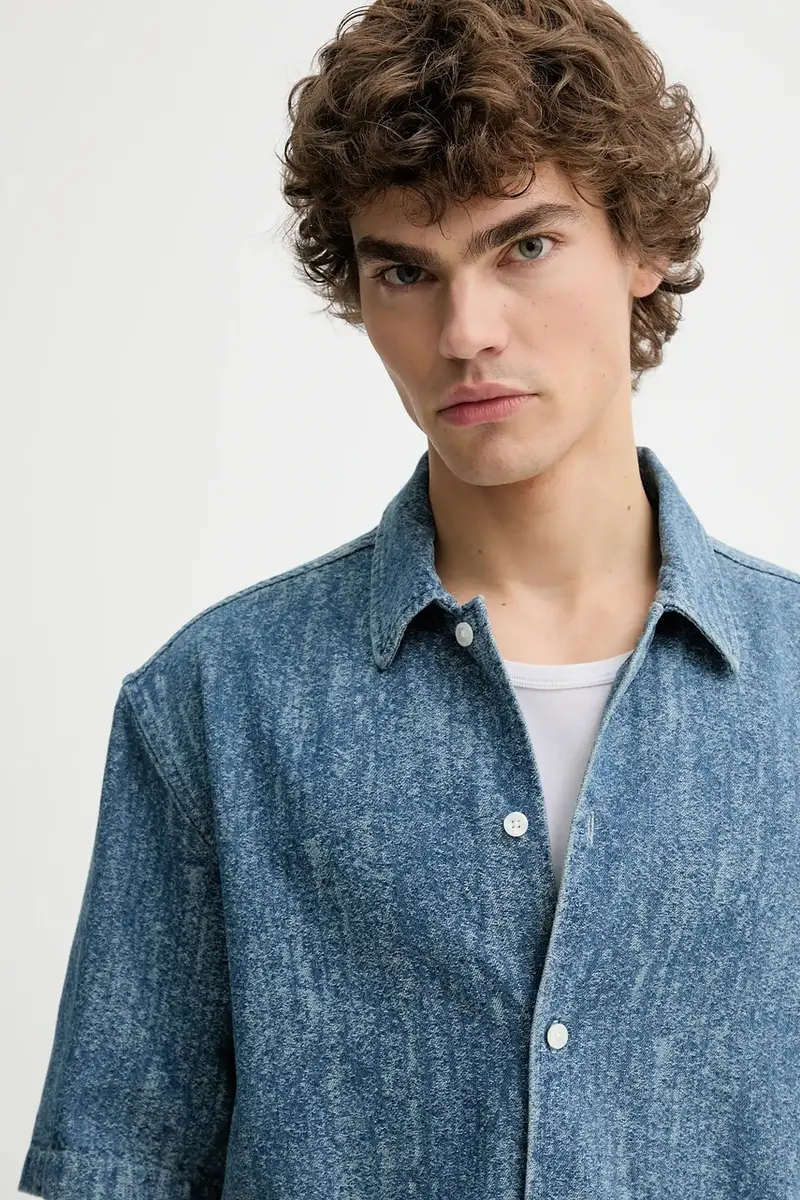 Samsoe Samsoe Jeans Uomo Blu 3579849 miniatura 4