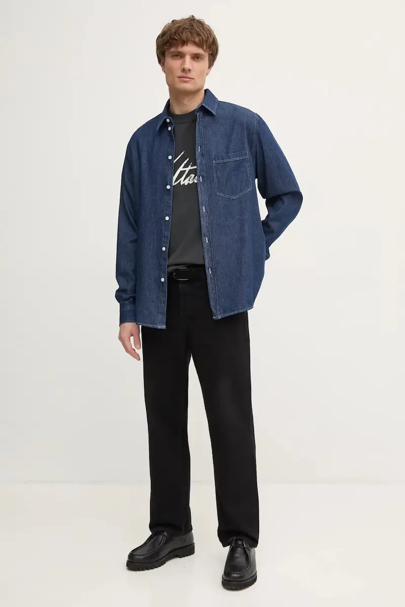 Samsoe Samsoe Jeans Uomo Blu 3617542 miniatura 2