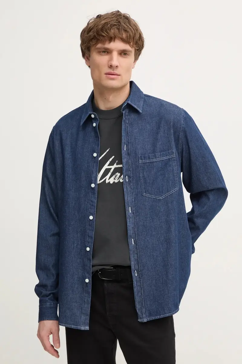 Samsoe Samsoe Jeans Uomo Blu 3617542 miniatura 4