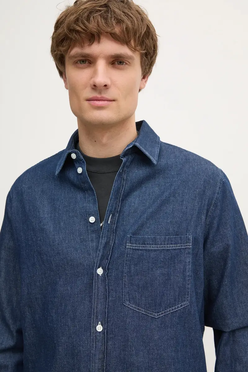 Samsoe Samsoe Jeans Uomo Blu 3617542 miniatura 5