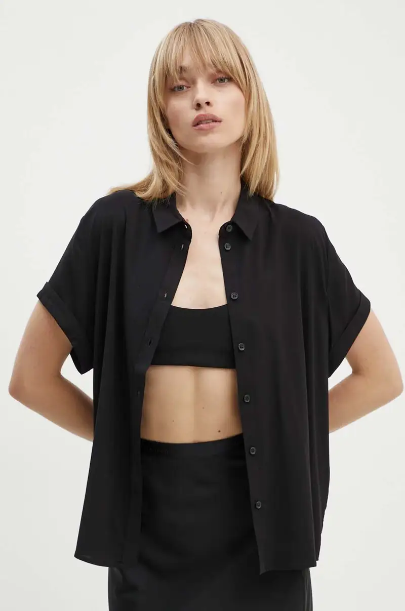 camicia donna colore nero