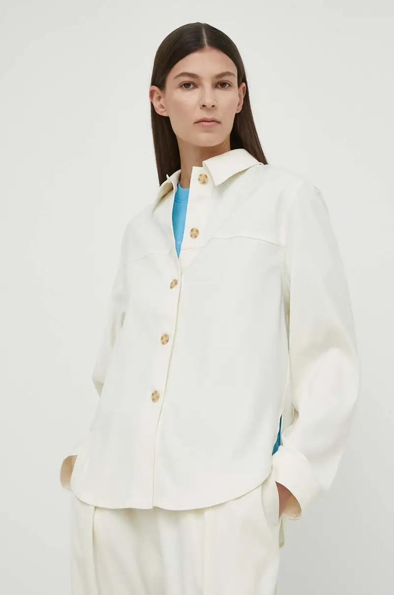 camicia ESMEL donna colore beige F23300164