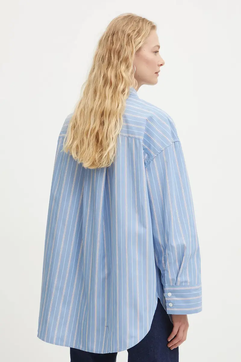 camicia in cotone MARIKA Blu miniatura 3