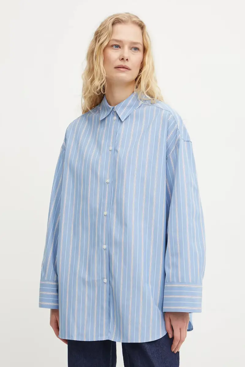 camicia in cotone MARIKA Blu