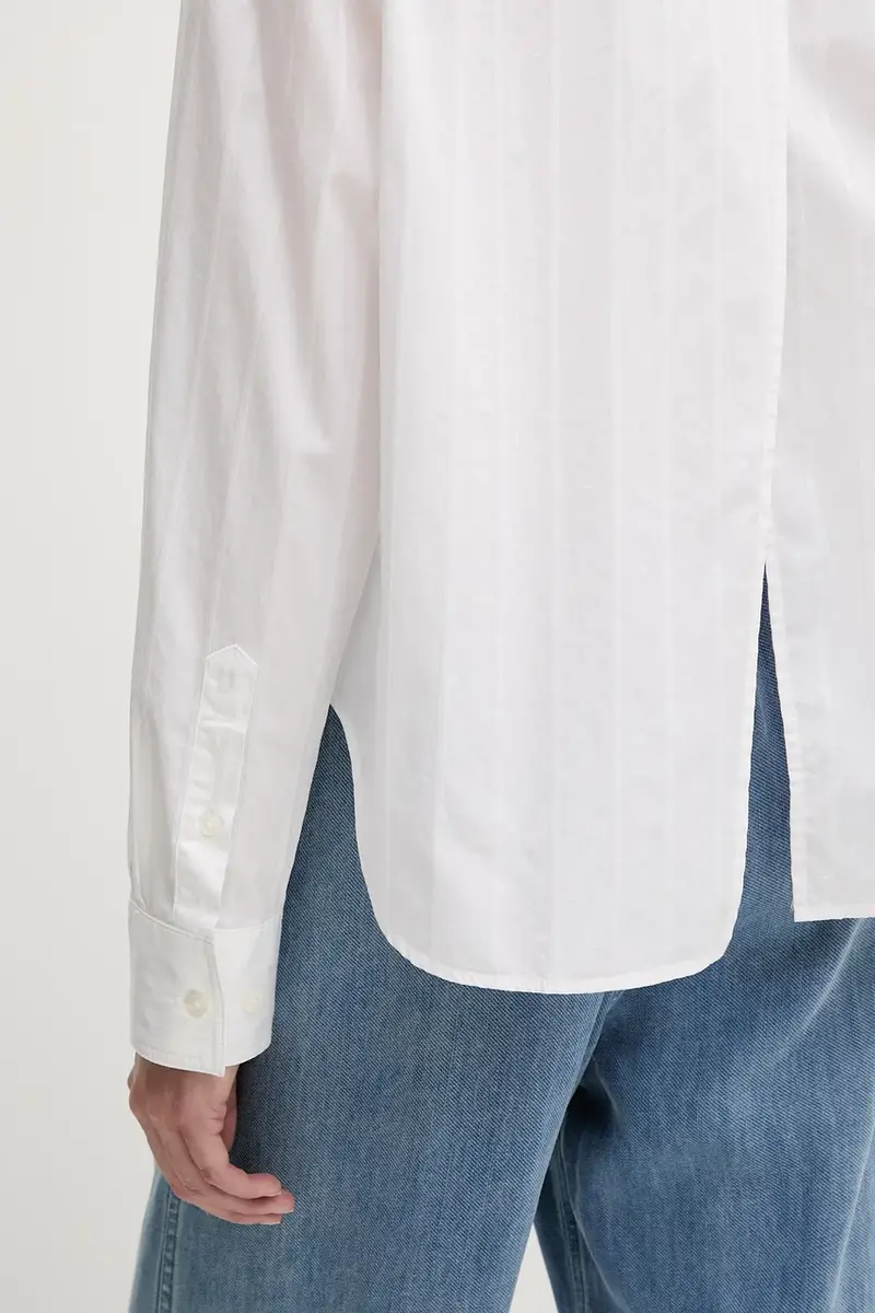 camicia in cotone SAATRANI donna colore bianco F25200082 miniatura 5