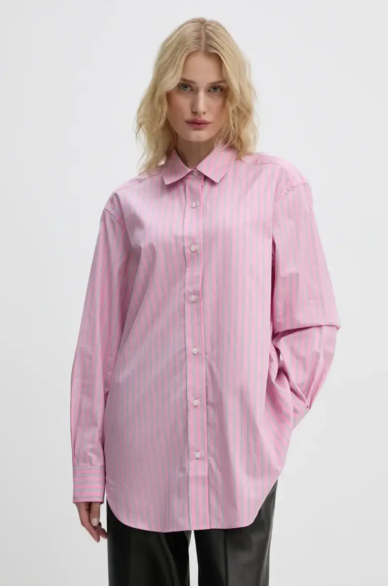 camicia in cotone SALOVA donna colore rosa F24300064