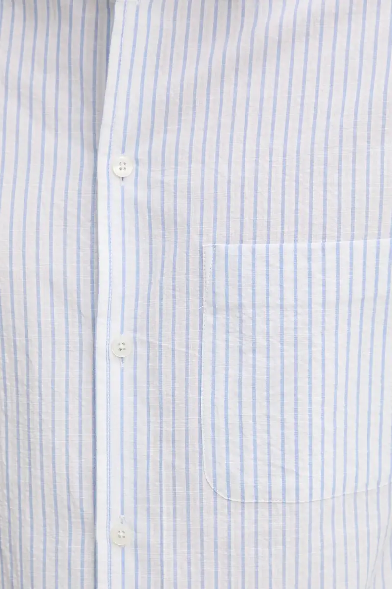 camicia in cotone SARYAN uomo colore blu M25100052 miniatura 5