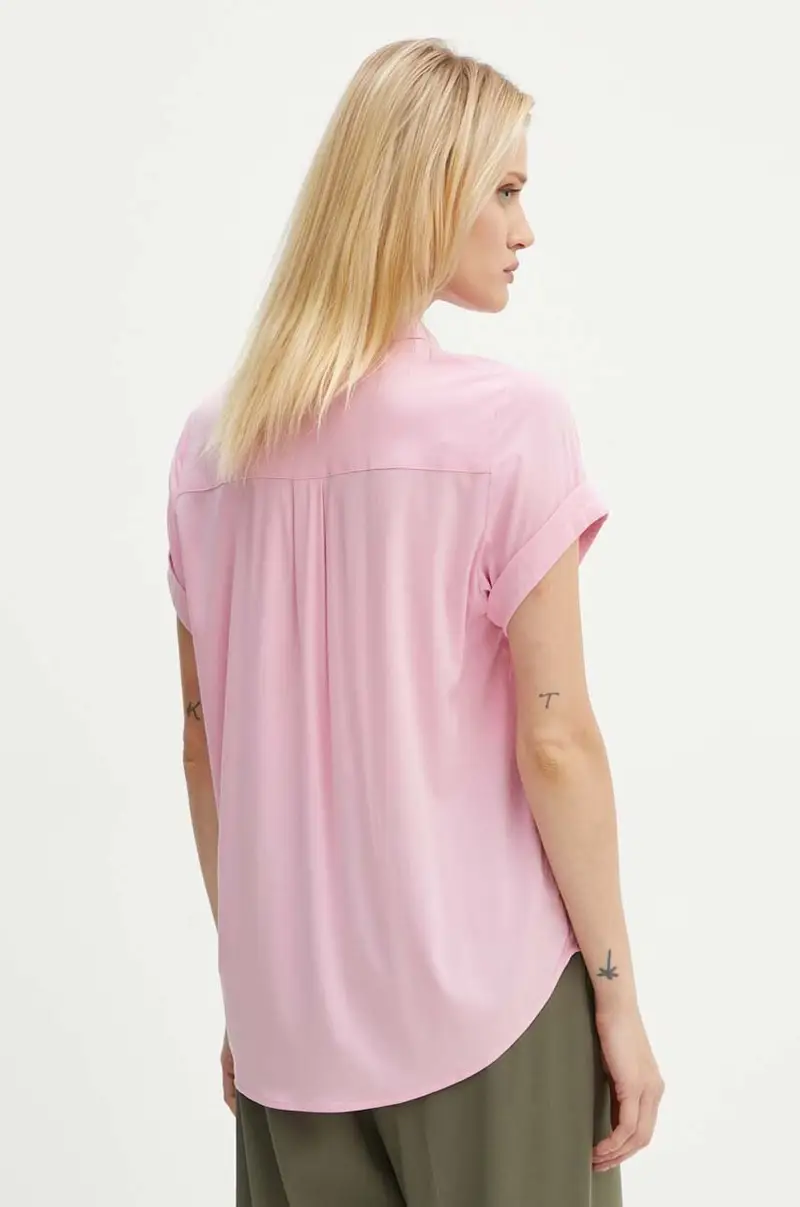 camicia MAJAN donna colore rosa F19123672 miniatura 3