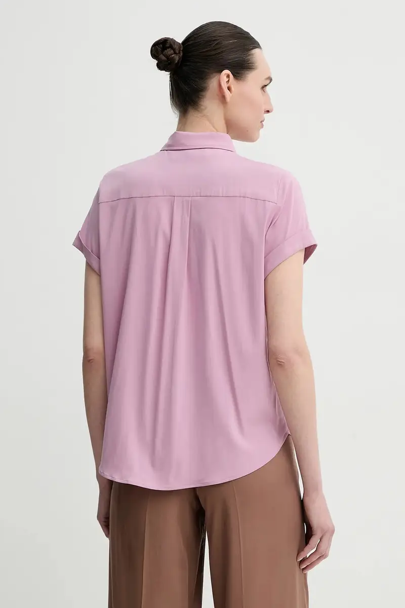 camicia MAJAN donna colore violetto F19123672 miniatura 3