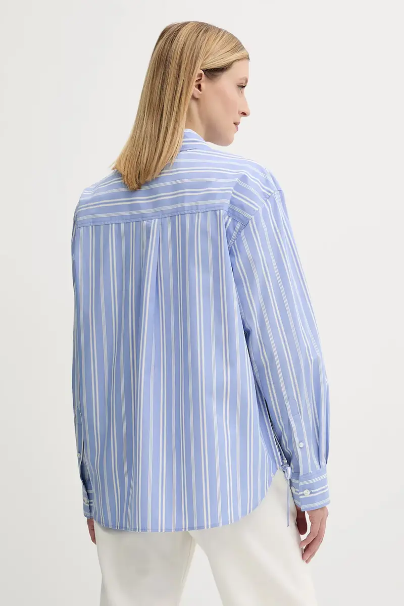 camicia SACATAN donna colore blu F25200085 miniatura 3