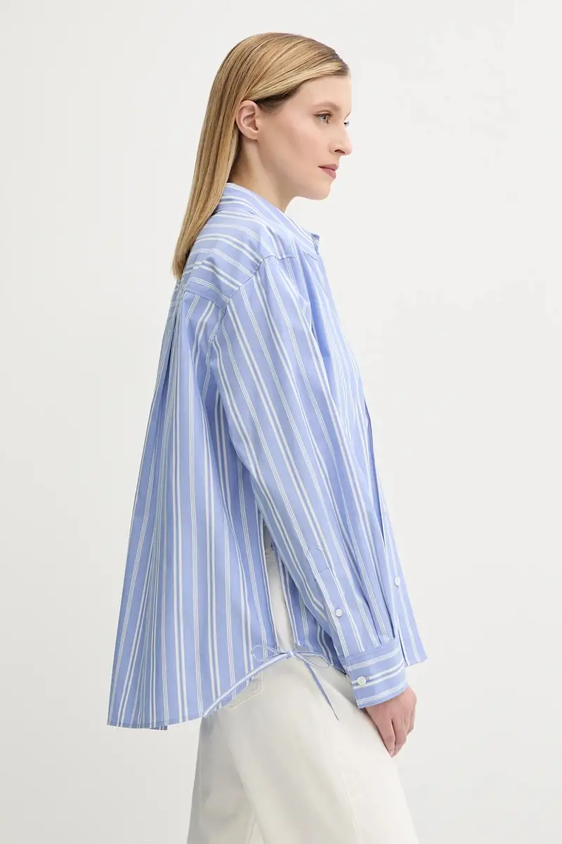 camicia SACATAN donna colore blu F25200085 miniatura 4