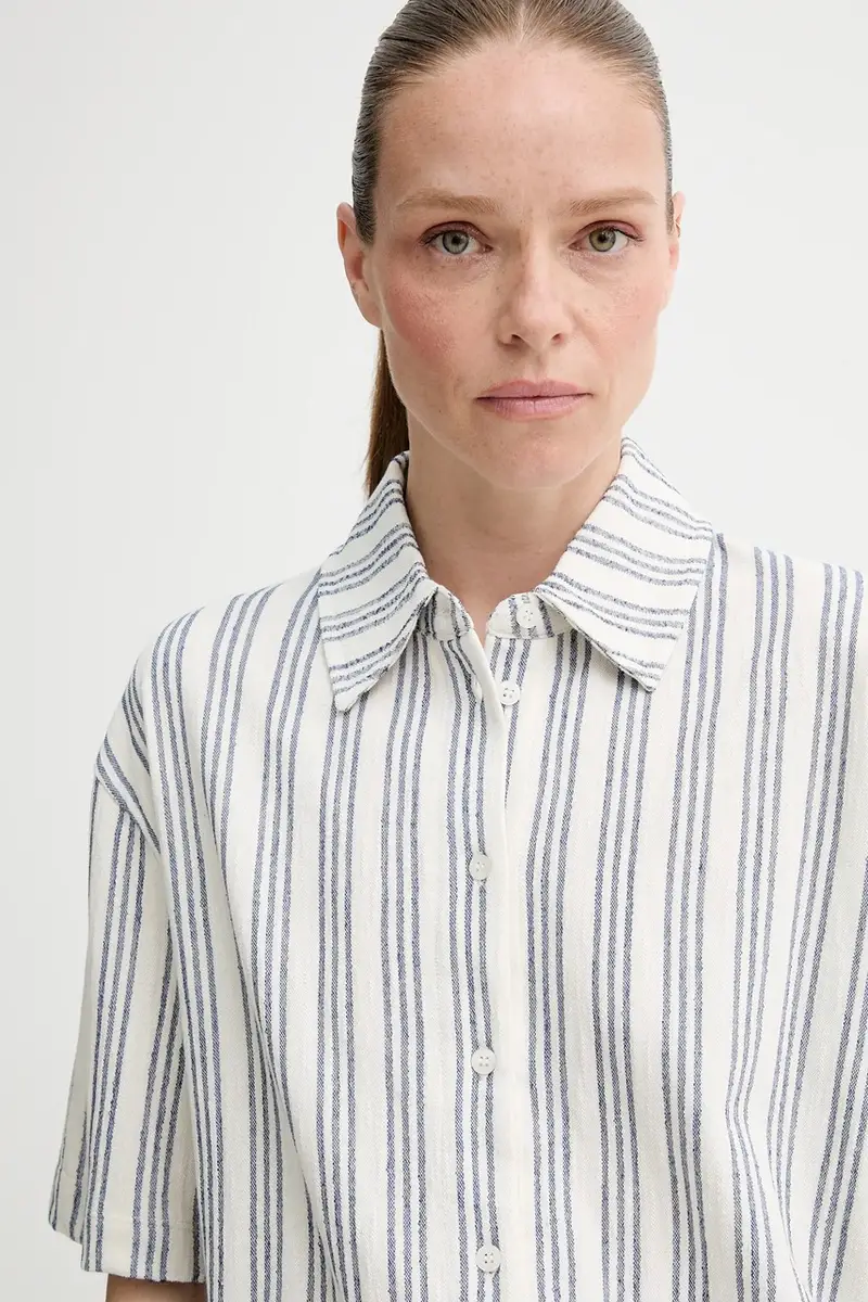 camicia SAKAJA donna colore bianco F25200036 miniatura 4