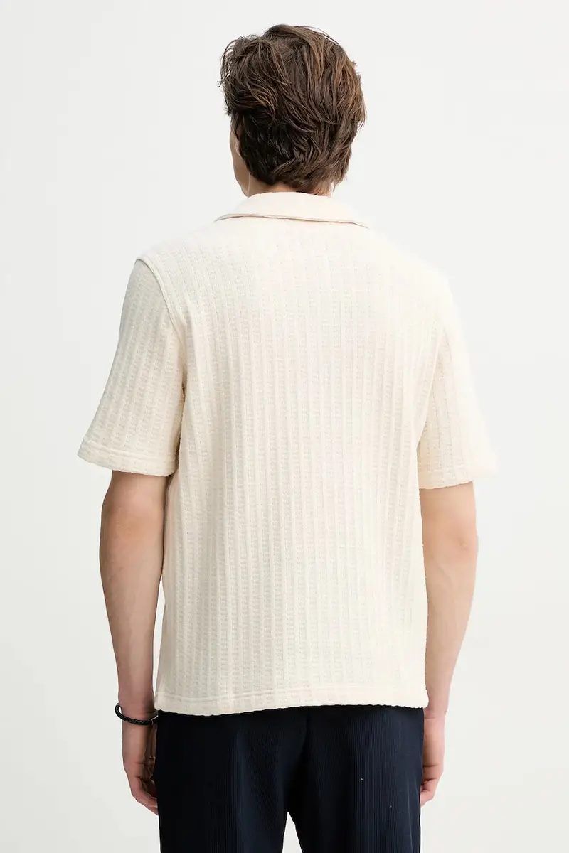 camicia SAKVISTBRO uomo colore beige M25100030 miniatura 3