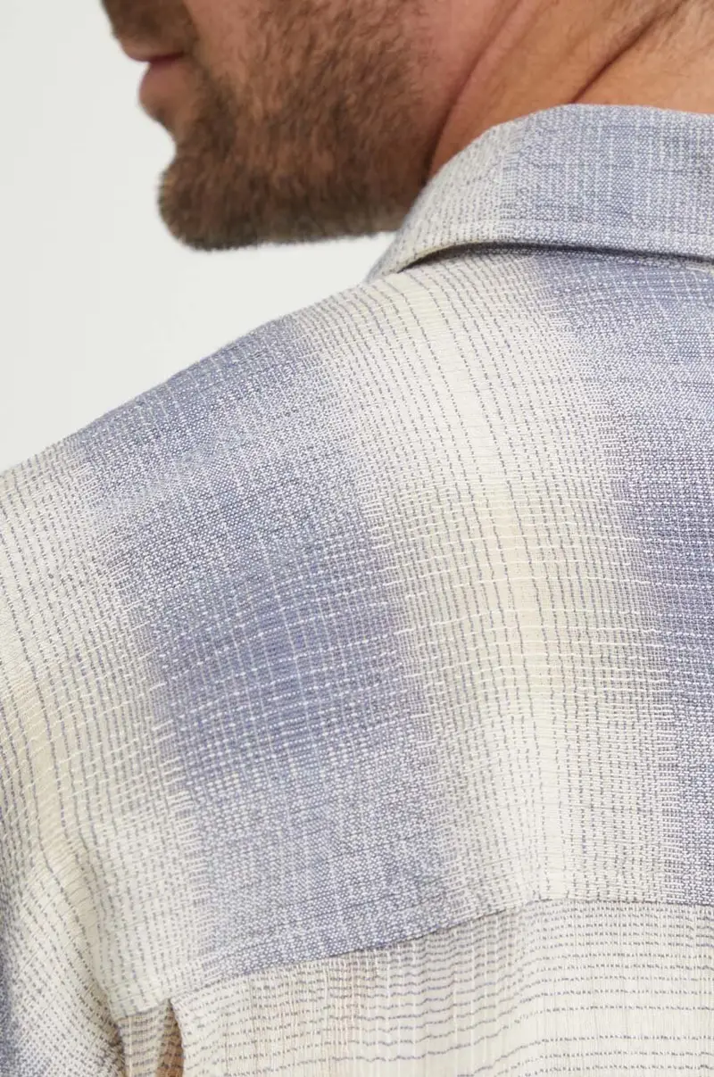 camicia SALUAN uomo colore beige M24200066 miniatura 2