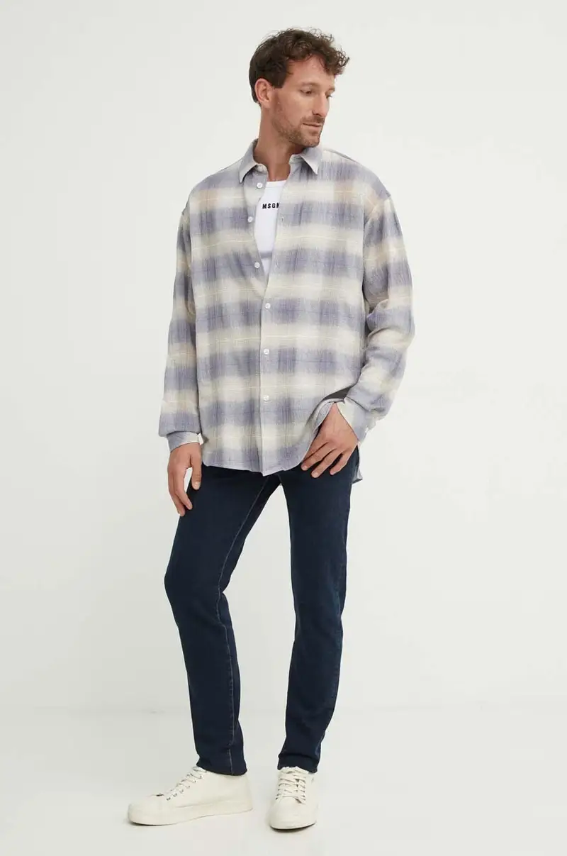 camicia SALUAN uomo colore beige M24200066 miniatura 3