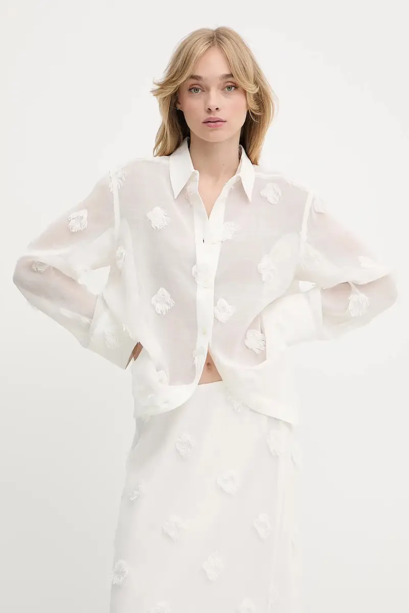 camicia SANOT donna colore beige F25200058