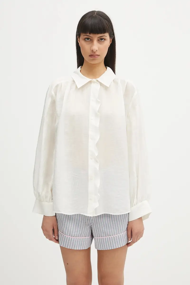 camicia Sathistle donna colore beige F25100022